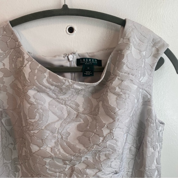 Lauren Ralph Lauren Silver Sleeveless Dress - Picture 2 of 4